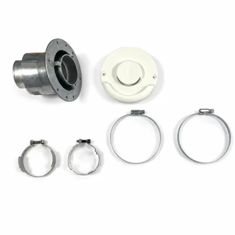 Combi Exhaust Wall Cowl White