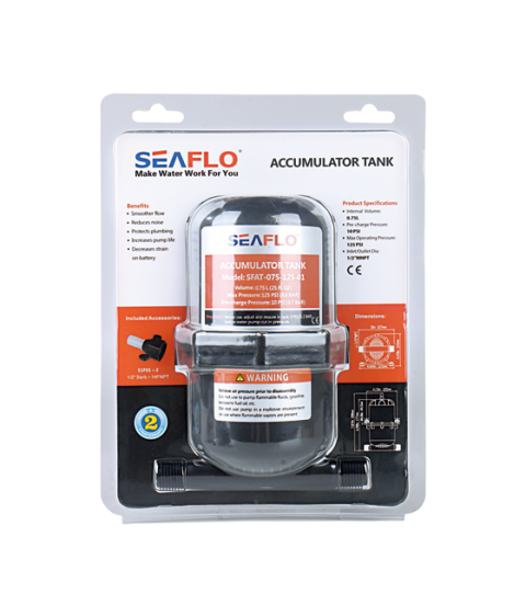 SEAFLO Accumulator Tank 0.75L – 10–125 PSI