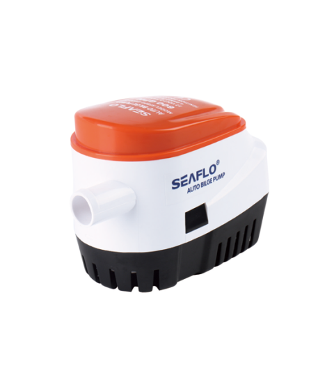 SEAFLO Automatic Bilge Pump with Integrated Float Switch – 12V 750 GPH