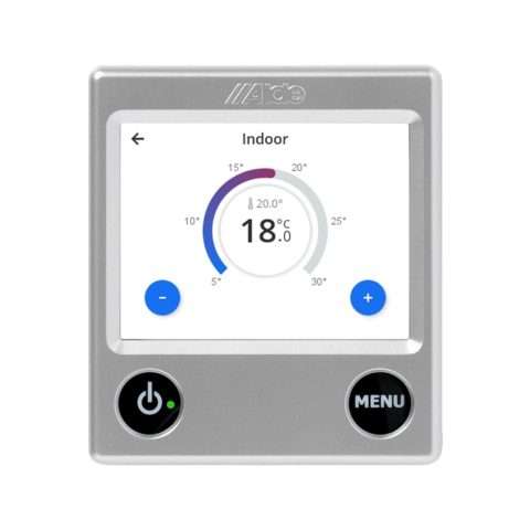 Alde Compact Control Panel Front cover - Silver