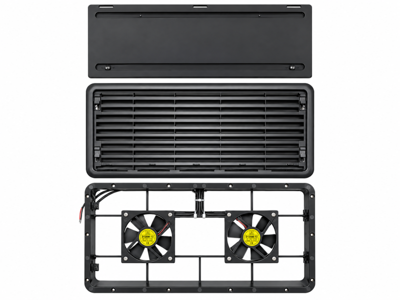 Fridge Vent-Outlet-Black Fridge Vent-Outlet-Black