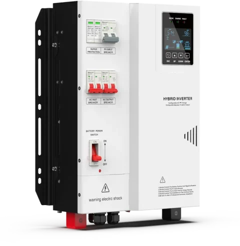 24V Hybrid Inverter Charger | 4000W Pure Sine Wave | MPPT Solar & AC Charging